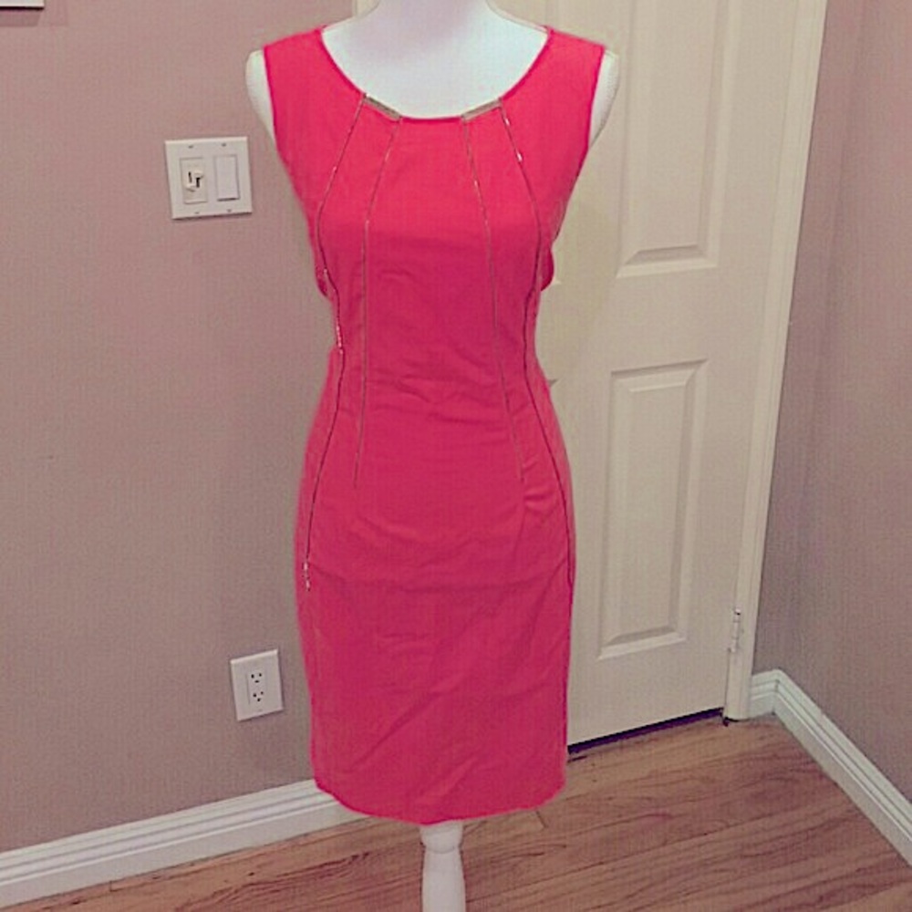 Calvin Klein very sheik salmon organge with gold